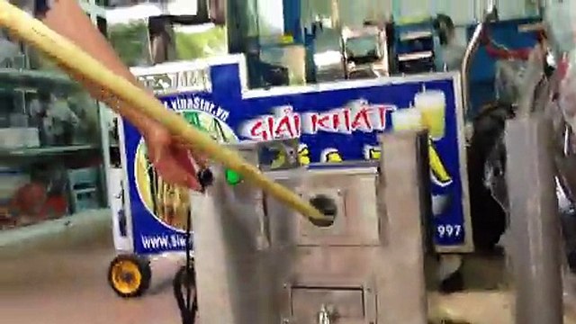 Máy ép nước mía siêu sạch vinastar,máy ép siêu sạch 1 lần ép, máy 3 quả lô inox