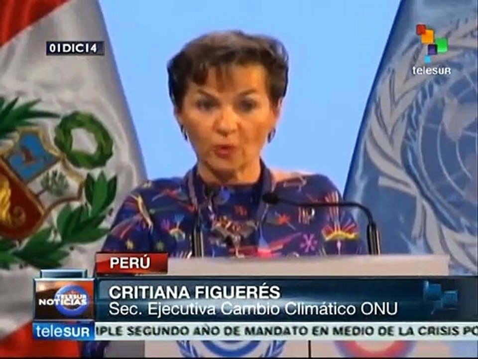 Perú: inicia en Lima Conferencia de las Partes sobre Cambio Climático