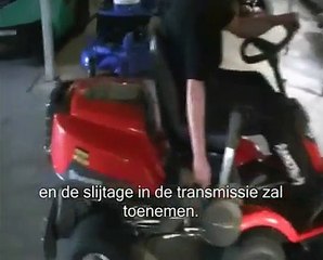 Husqvarna Rider AWD afstellen met testbank Mansier Tuinmachines Dedemsvaart