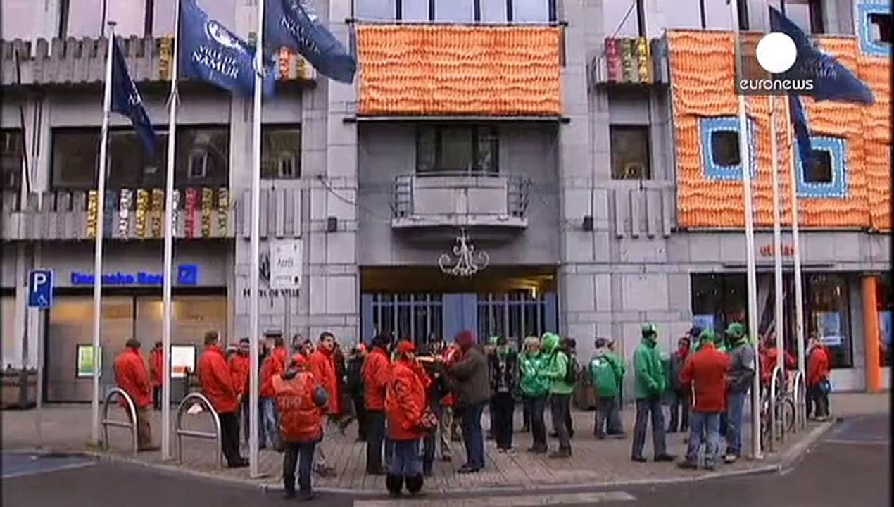 Megbénult Belgium egy része hétfőn