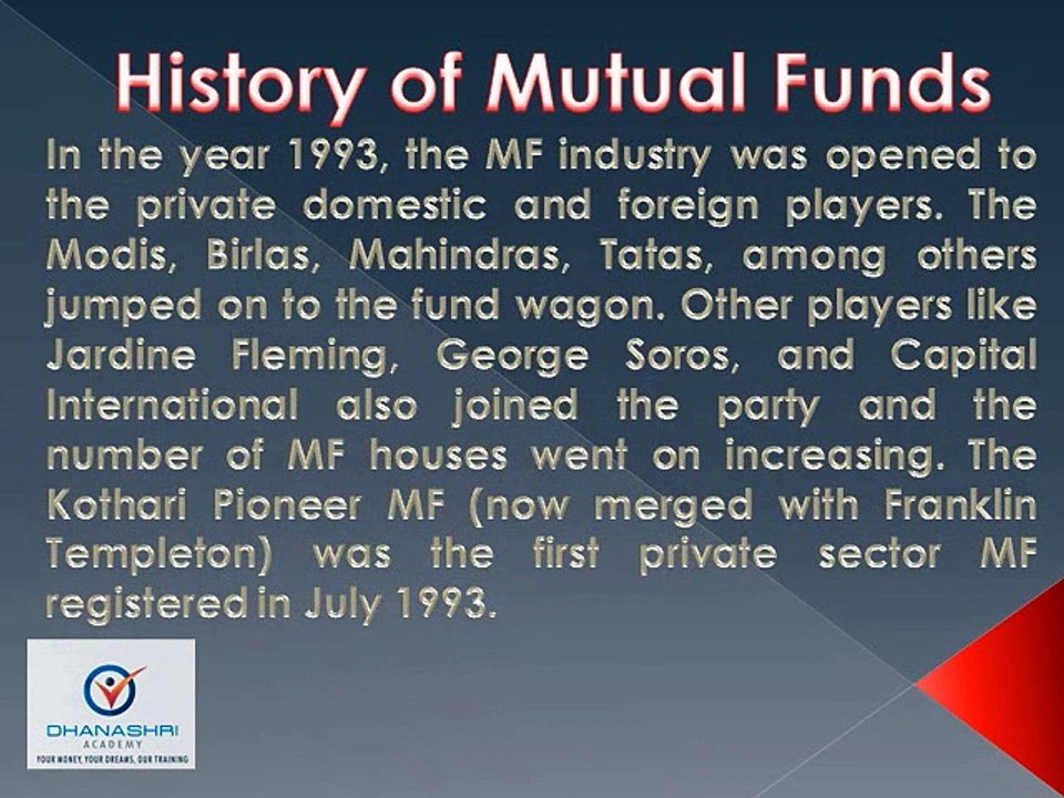 Get the Knowledge of Indian Mutual Fund