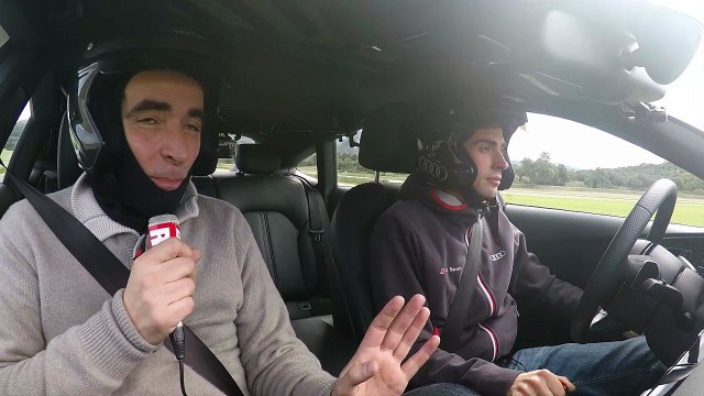 Christophe Bourroux teste la Audi RS 7 Piloted Driving, la voiture autonome de course