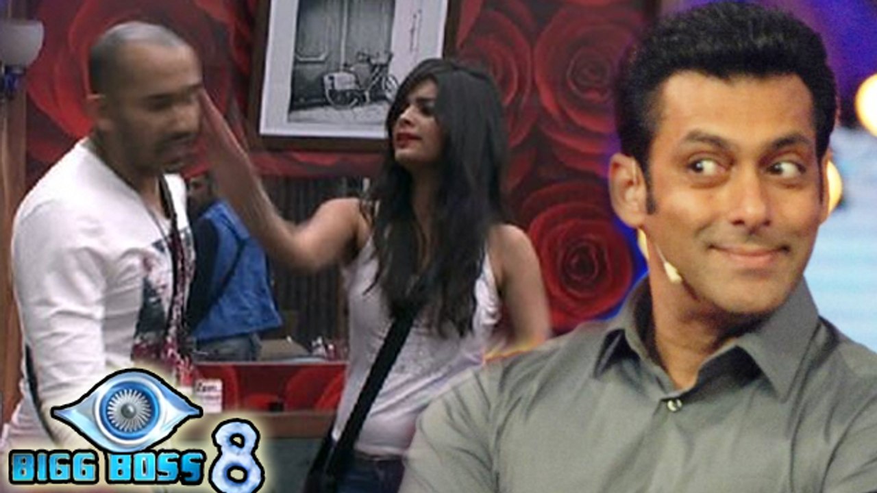 Bigg Boss 8! Salman Khan Provokes Sonali To Slap Ali