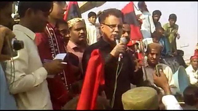 Ayaz Latif Palijo speech in Thul Mohabt Sindh Bedari March Part-01