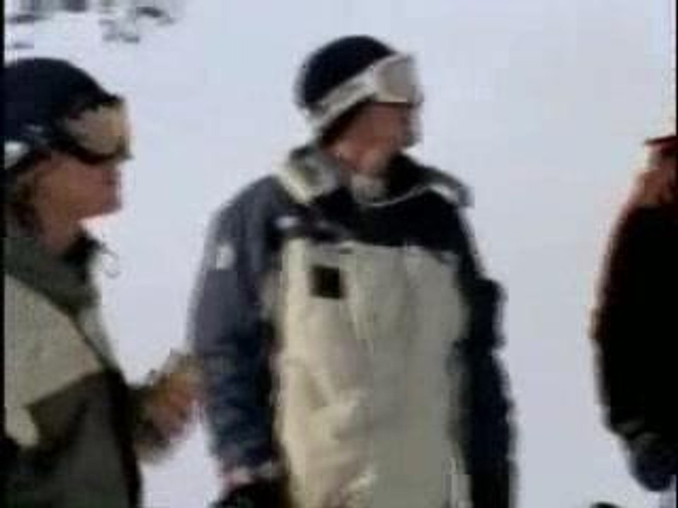 une descente a ski de malade