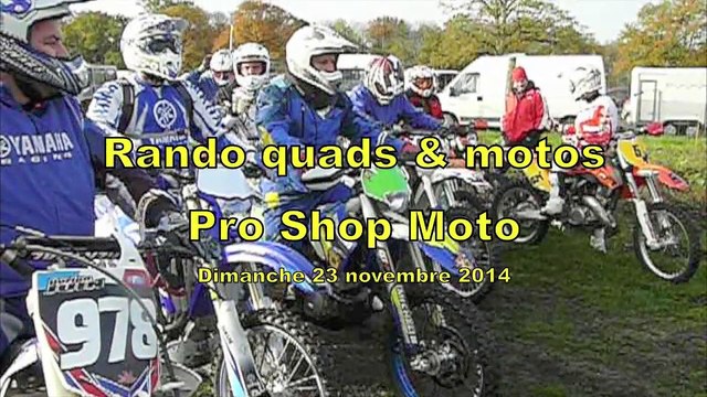 Randonnée moto et quad Pro Shop Moto à Lochereaux