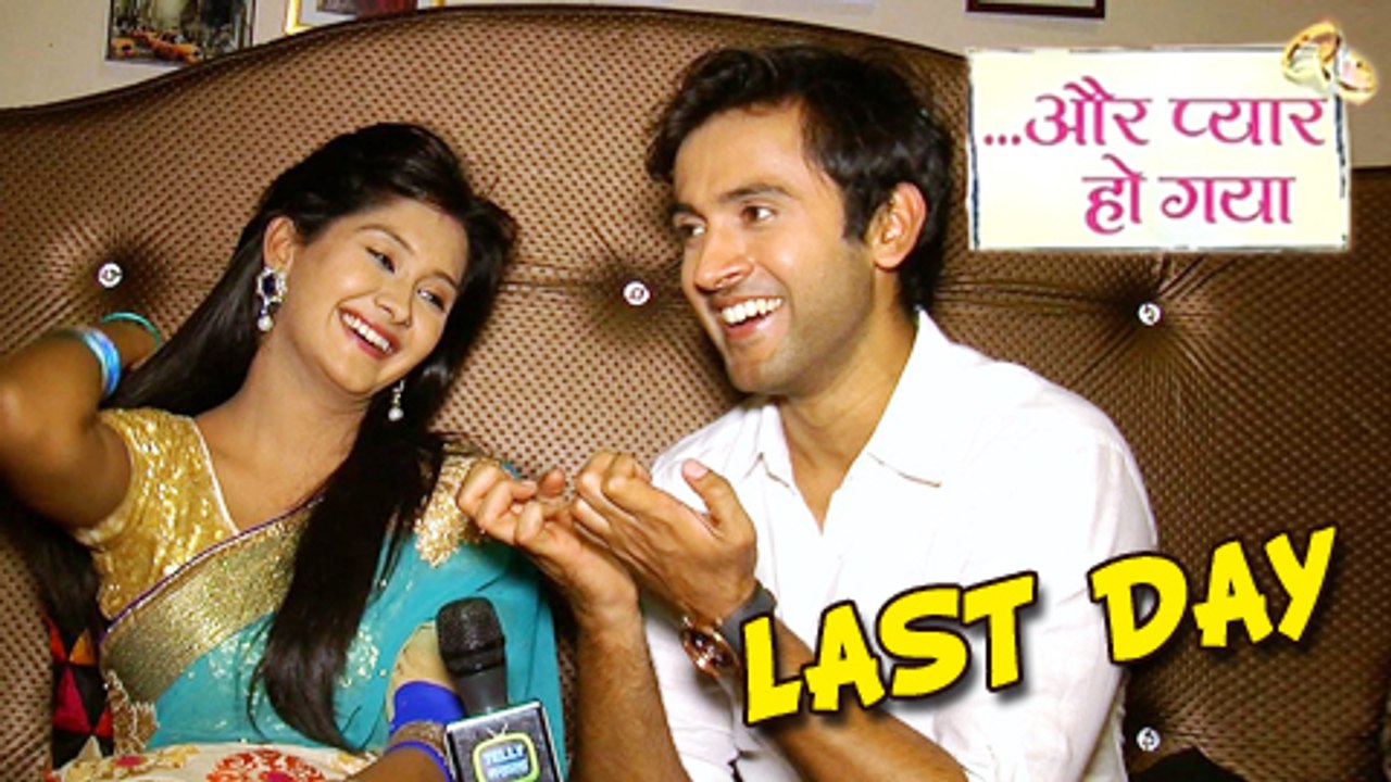 Raj Avni Last Day shoot of Aur Pyaar Ho Gaya |  Zee Tv