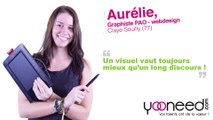 Graphiste PAO_Webdesign   à Claye Souilly (77410 _ Seine et Marne) avec Aurélie - Yooneed