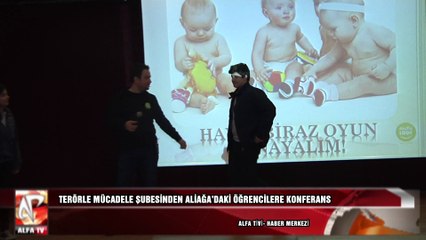 Terörle Mücadele Şubesinden Aliağa’daki Öğrencilere Konferans