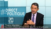 #Direct politique: Thierry Mandon, réforme simplification fiscale