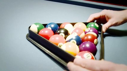 Awesome outdoor pool trickshots in Prague