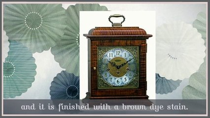 8-day Tiger Maple Mantle Clocks For Sale