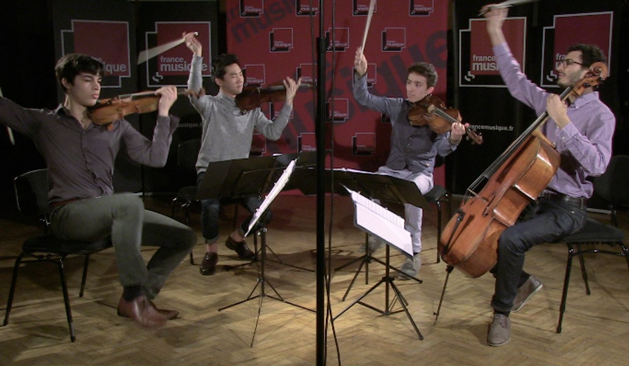 Final du quatuor n°14 « La jeune fille et la mort » de Franz Schubert par le Quatuor Arod | Le live de la Matinale