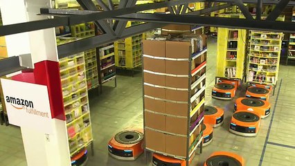 Les nouveaux robots qui gèrent les entrepôts Amazon