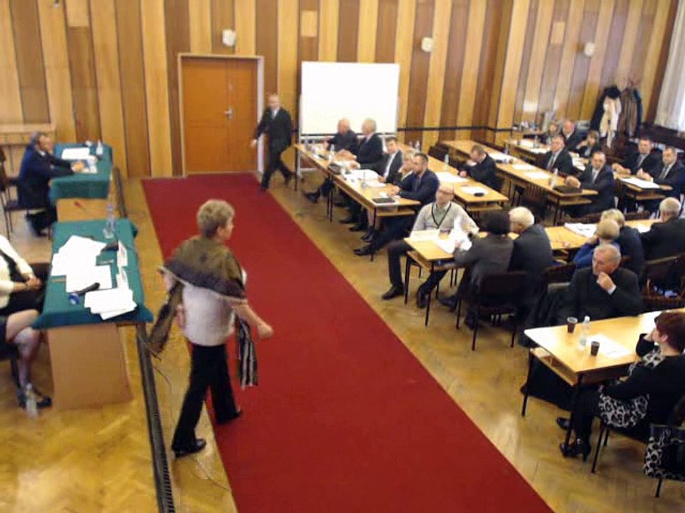 I Inauguracyjna Sesja Rady Miasta Grajewo VII kadencji (2014-2018) - 01.12.2014 r. - część 5