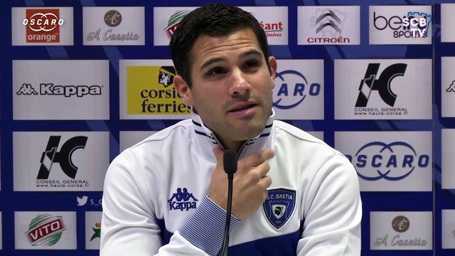Bastia-Evian : Conf. d'avant-match de G. Cioni