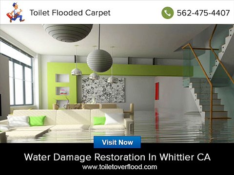 Water Damage Repair Whittier CA, Call- 562-475-4407