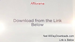 I found a legit free download of Affilorama PDF and a discount