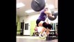 Front squat wave 135 145 155 165 155 145 135