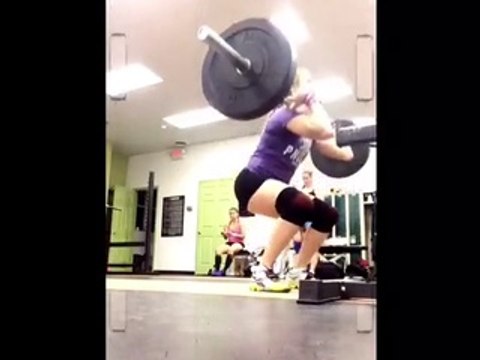 Front squat wave 135 145 155 165 155 145 135