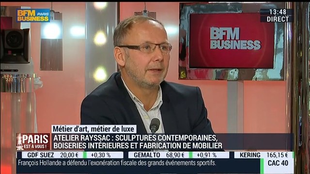 Métiers d'art, Métiers de luxe: Sculpteur sur bois et ornemaniste, Etienne Rayssac - 02/12