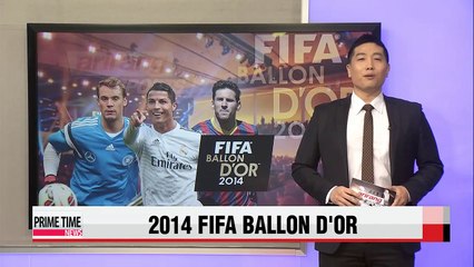 Download Video: Ronaldo, Messi, Neuer named on 2014 Ballon d'Or shortlist