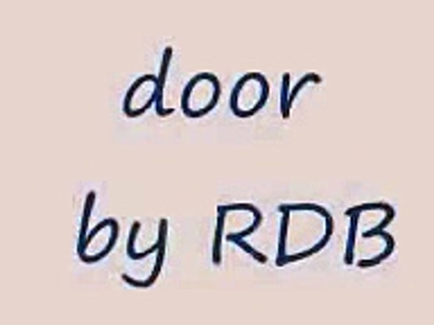 rdb hun tetho mera door song
