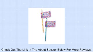 Happy Birthday Pencil Flags - 36 per pack Review