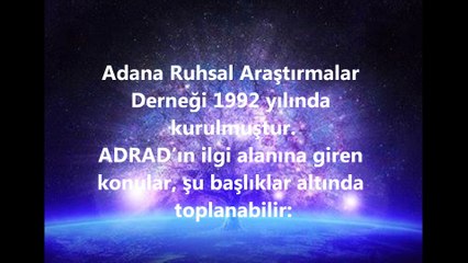 ADRAD (Adana Ruhsal Araştırmalar Derneği) TANITIM SUNUMU