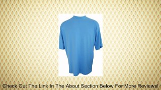 Good Life Mens Luxury Cotton Mock Neck Shirt Pre-Shrunk (XXL, Wedgwood Blue) Review