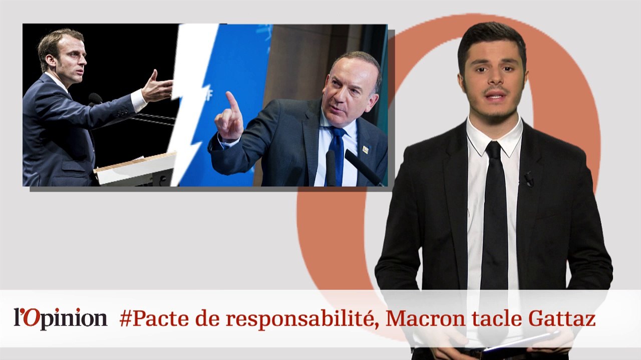 #tweetclash : #Pacte de responsabilité, Macron tacle Gattaz