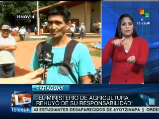 Paraguay: Peasant farmers seek government aid after poor harvest