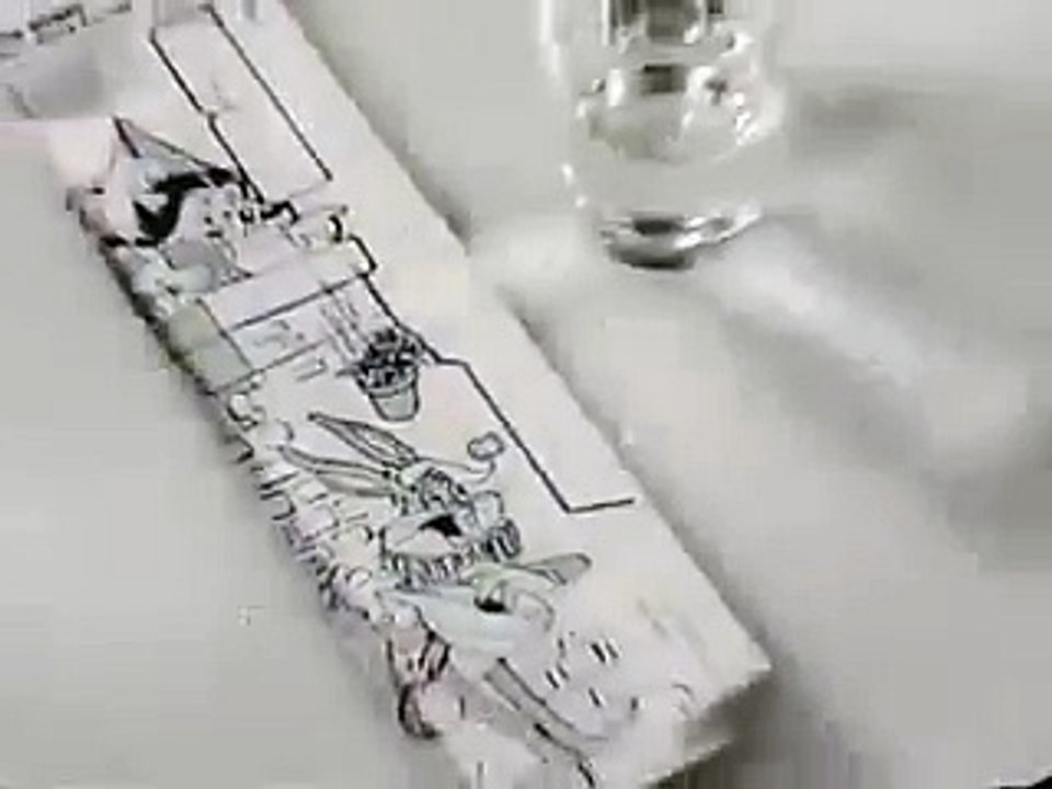 VINTAGE LATE 1950s POST TENS CEREAL COMMERCIAL ~ WITH A BUGS BUNNY WATERCOLOR PAINTING PREMIUM