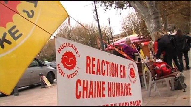 Chaîne humaine contre le nucléaire