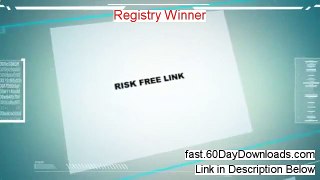 Registry Winner Review 2014 - my legit review