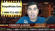 Chicago Bears vs. Dallas Cowboys Free Pick Prediction NFL Pro Football Odds Preview 12-4-2014