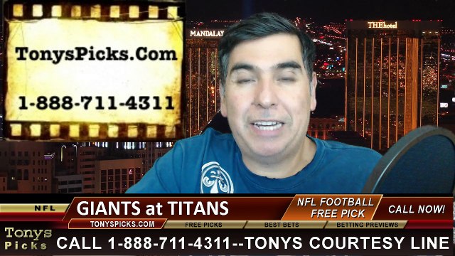 Tennessee Titans vs. New York Giants Free Pick Prediction NFL Pro Football Odds Preview 12-7-2014