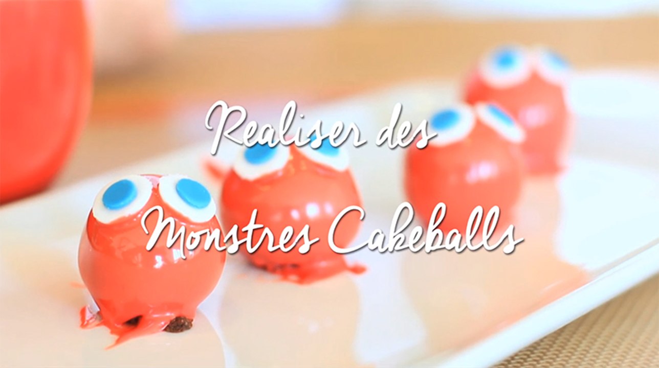Comment réaliser des monstres cakeballs ?
