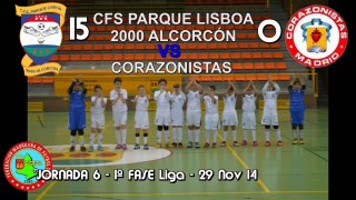 Jornada 6 - C.F.S Parque Lisboa 2000 Alcorcón Benjamín A vs CORAZONISTAS - 2014/15