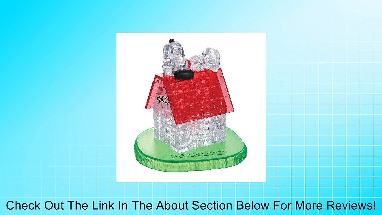 3D Crystal Puzzle Snoopy and House Review