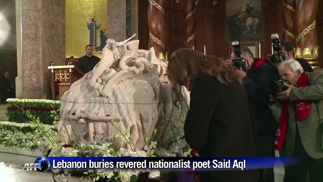 Lebanon buries revered nationalist poet Said Aql
