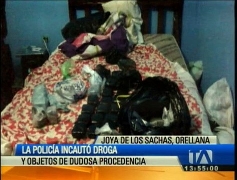 La Policía incautó droga y objetos de dudosa procedencia