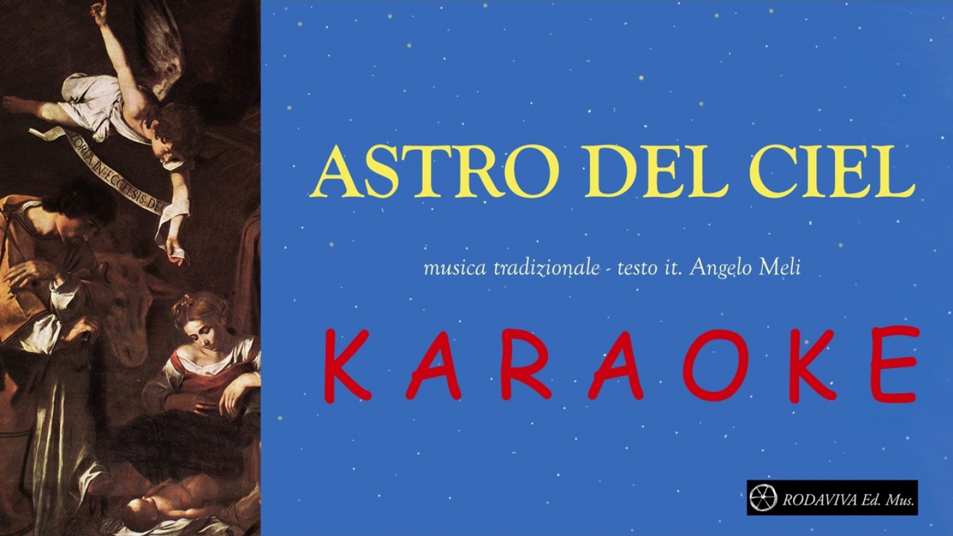 Auguri Di Buon Natale Karaoke.Instrumental Version Astro Del Ciel Karaoke Video Dailymotion