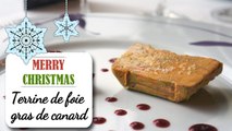 Terrine de foie gras de canard et confit de fruits - Recette Noël