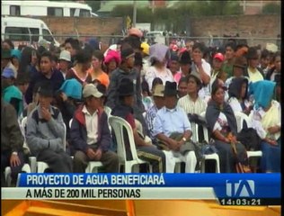 Proyecto de agua beneficiará a más de 200 mil personas