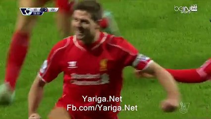 Leicester 1 - 2  Liverpool Gerrard