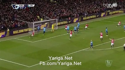 Manchester United 2 - 1 Stoke City Mata