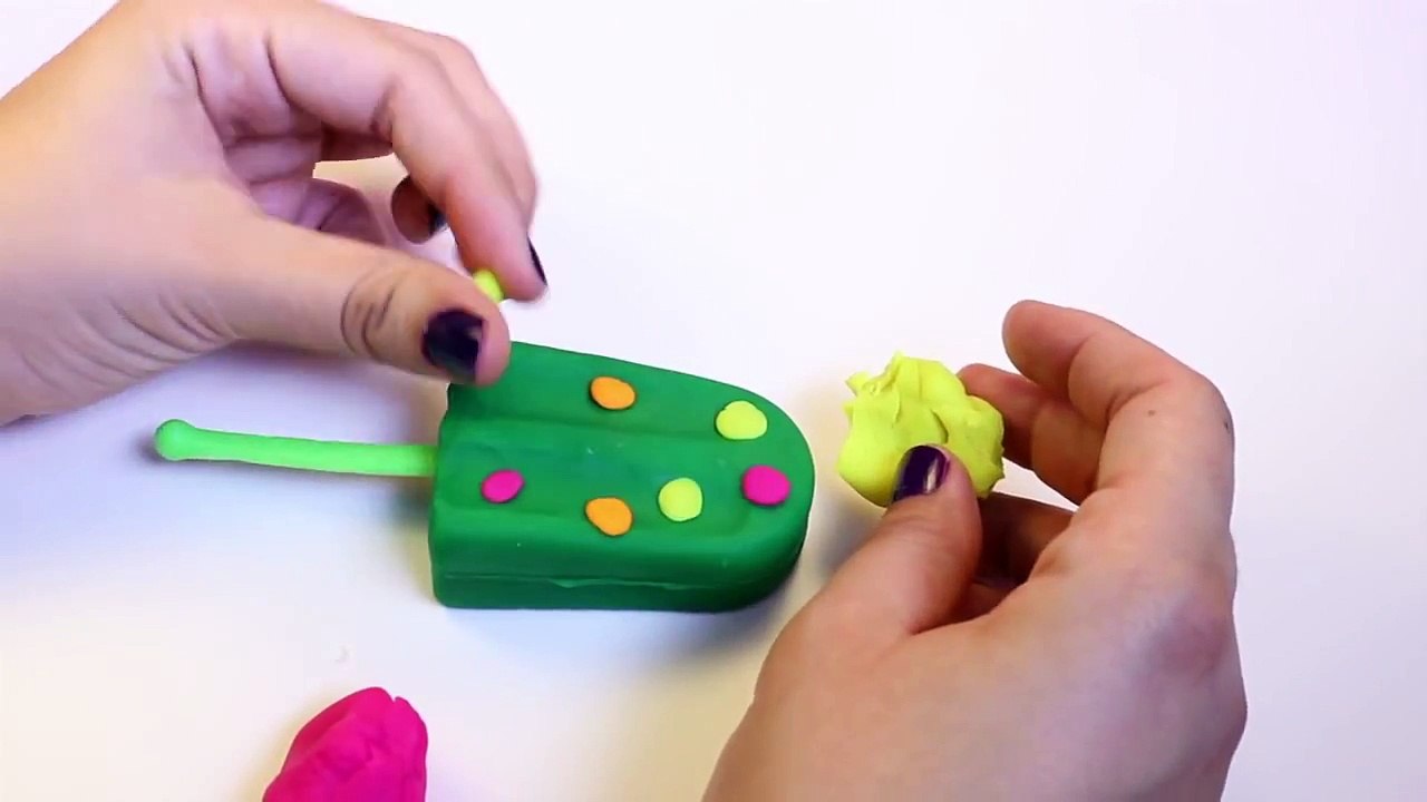 Play Doh Ice Cream Playdough Popsicles Play-Doh Scoops 'n Treats Hasbro Toys Playset