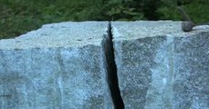 How To Split 26,000 Pound Granite Block Using 2-Pound Hammer...