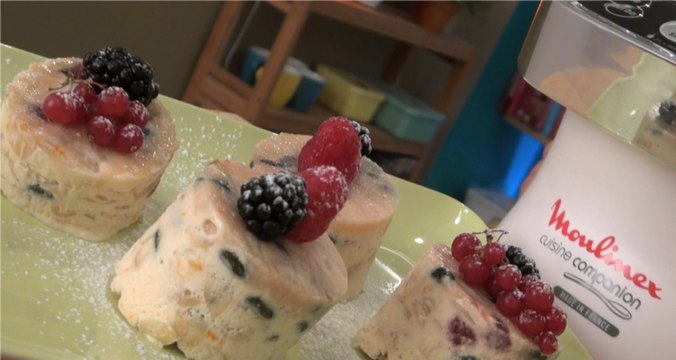 Recette de Nougat glacé au miel et fruits secs - 750 Grammes